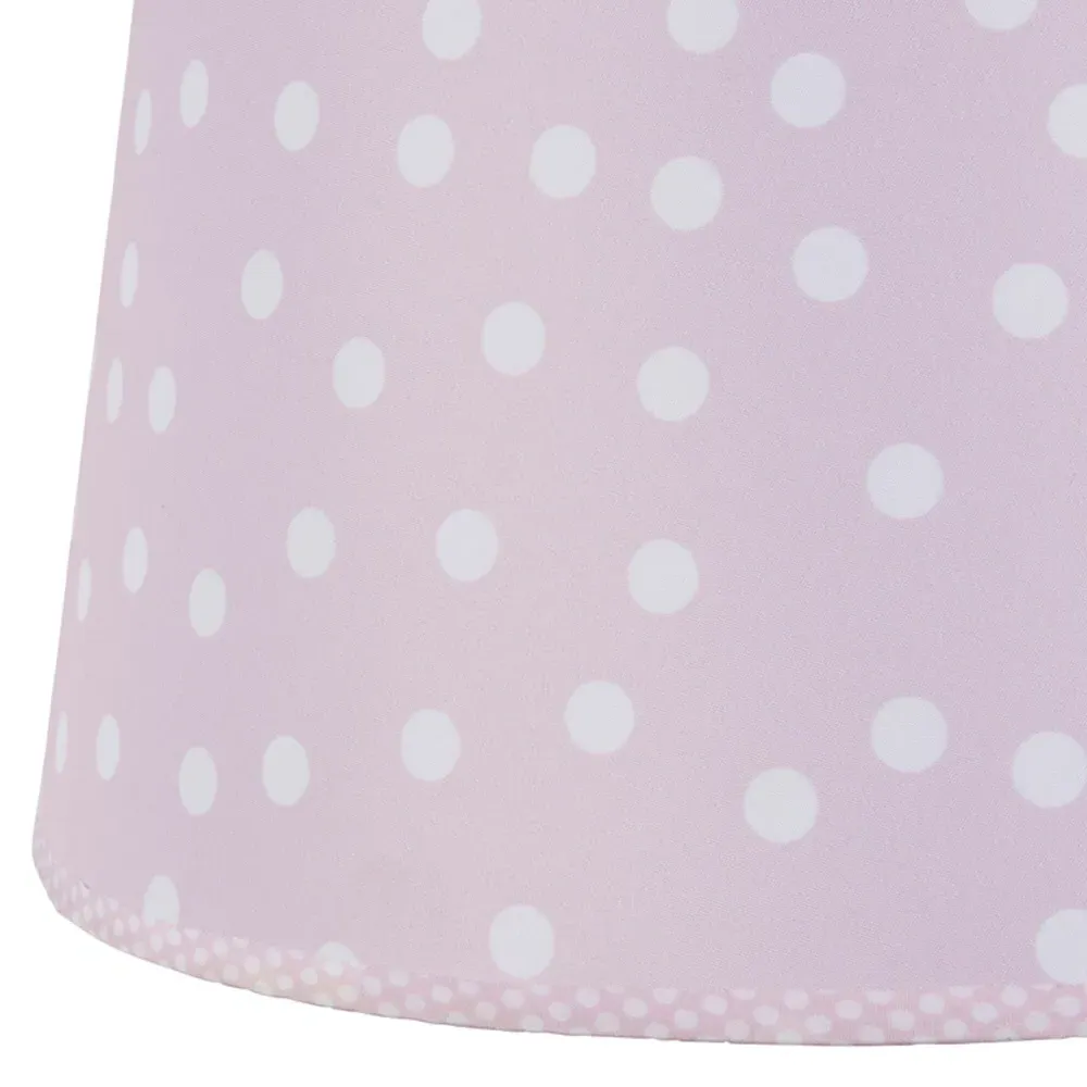 Easyfit Polka Dot Lamp Shade - Pink