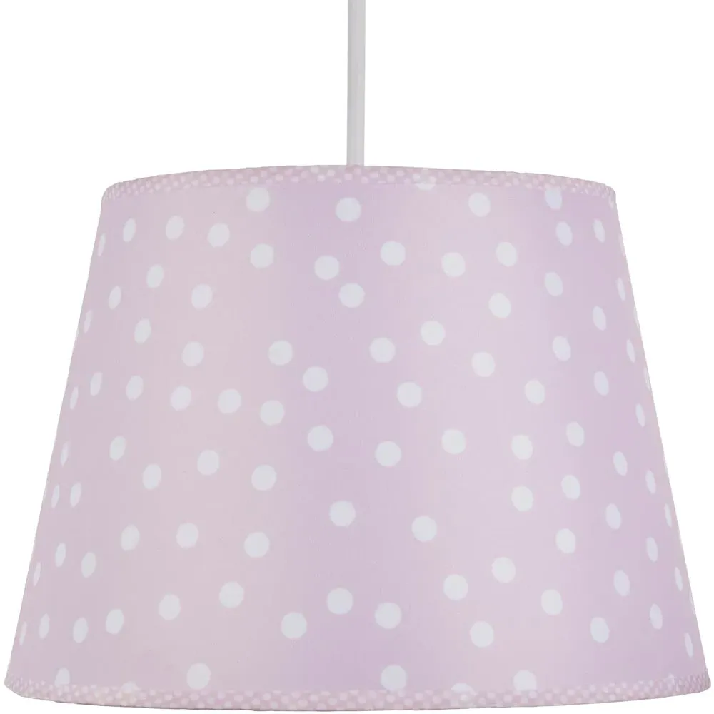Easyfit Polka Dot Lamp Shade - Pink image