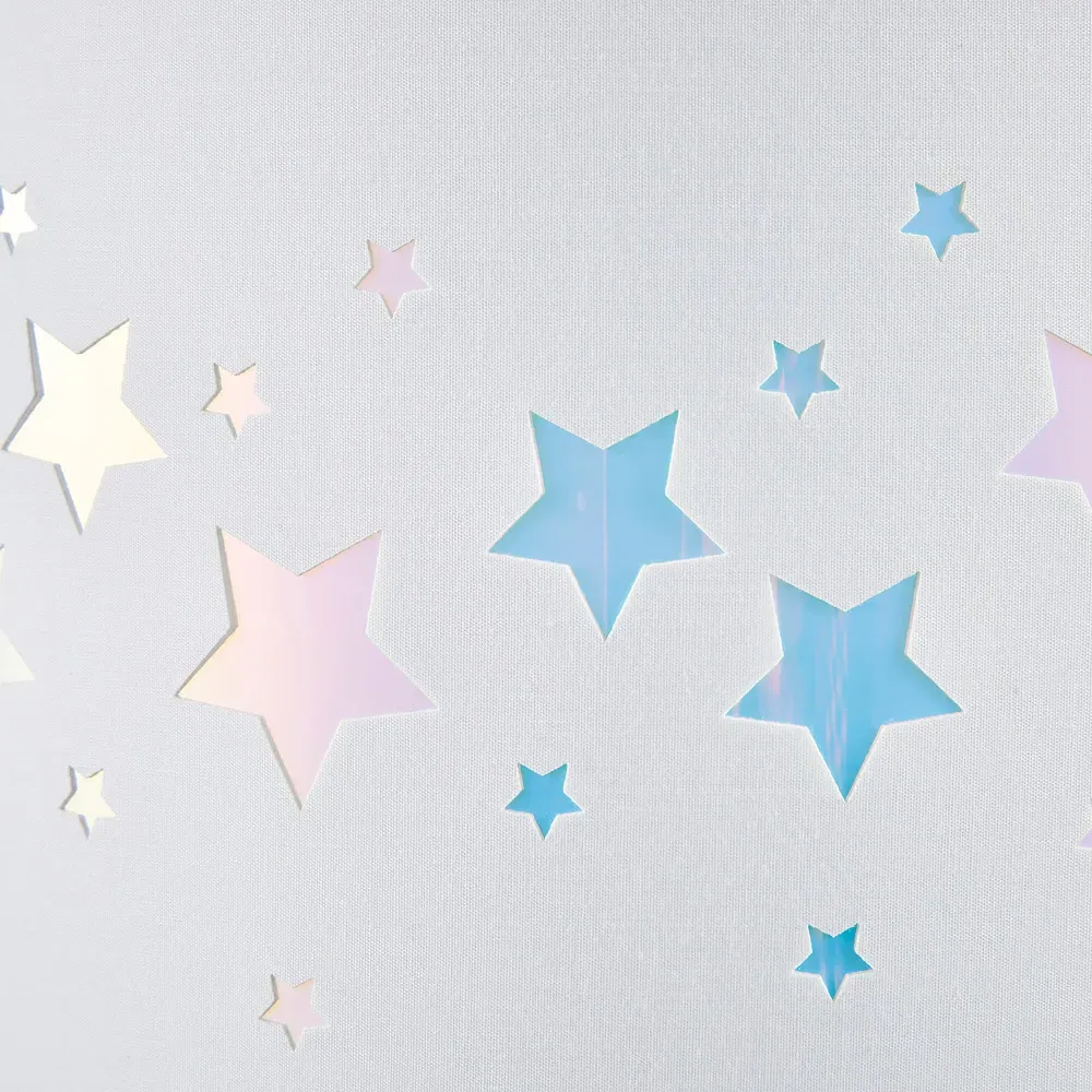 Easyfit Stars Iridescent Pendant Shade - White
