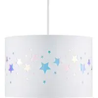 Easyfit Stars Iridescent Pendant Shade - White