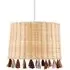 Easyfit Tassel Rattan Pendant Shade - Cream