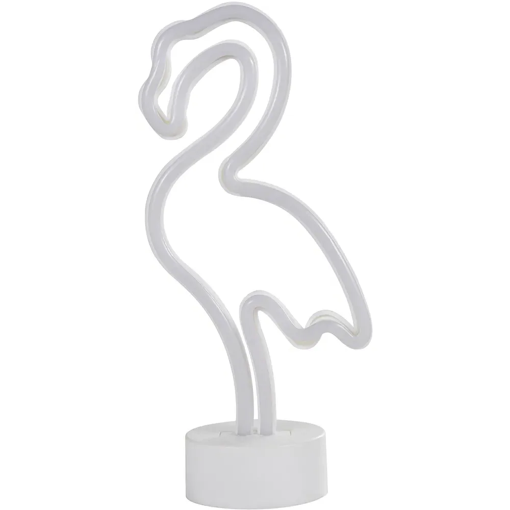Flamingo Neon LED Table Light - Pink