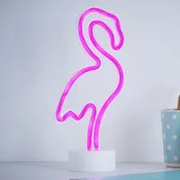 Flamingo Neon LED Table Light - Pink