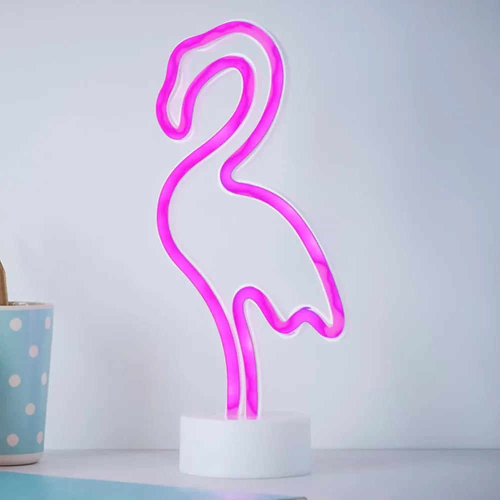 Flamingo Neon LED Table Light - Pink image