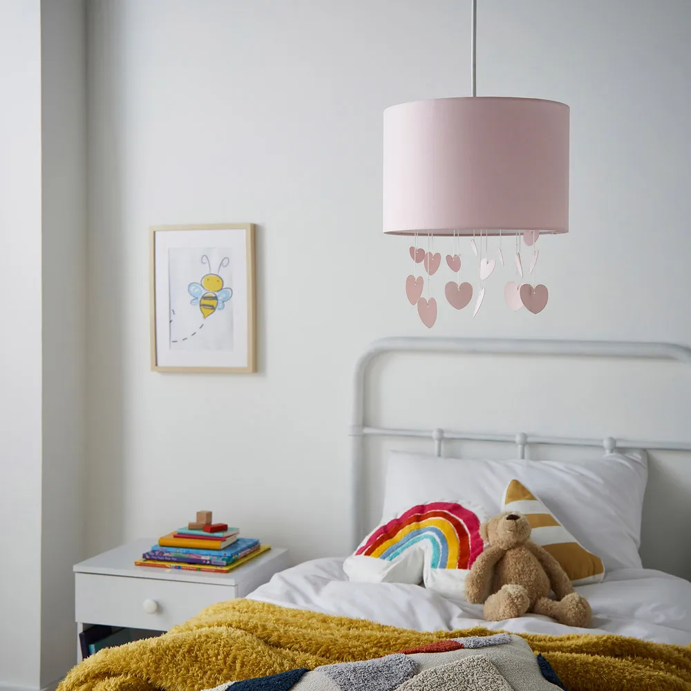 Heart Mobile Easyfit Pendant Shade - Pink