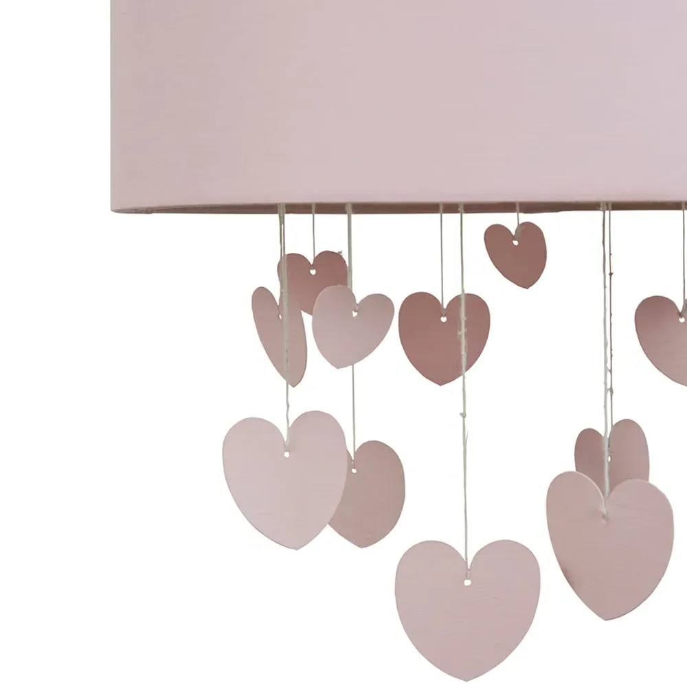 Heart Mobile Easyfit Pendant Shade - Pink