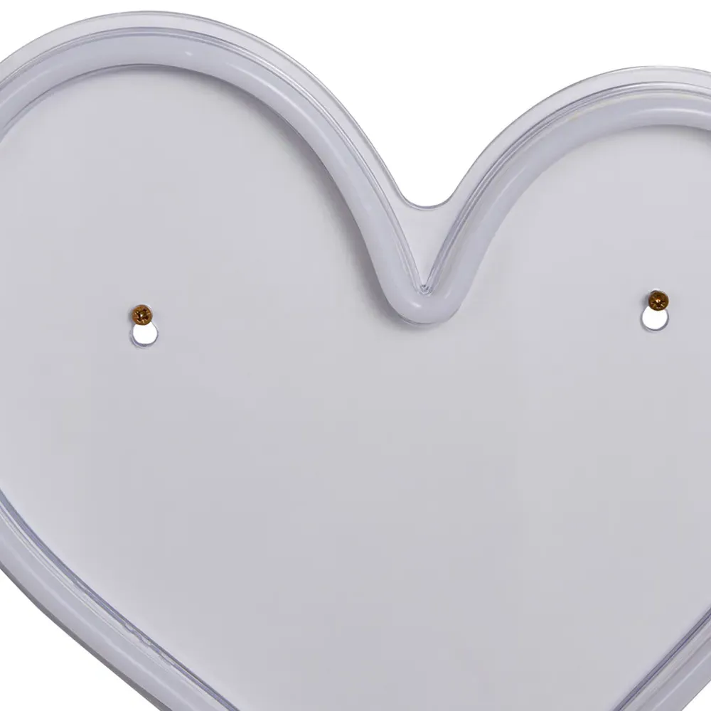Heart Neon LED Wall Light - Pink