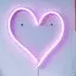 Heart Neon LED Wall Light - Pink