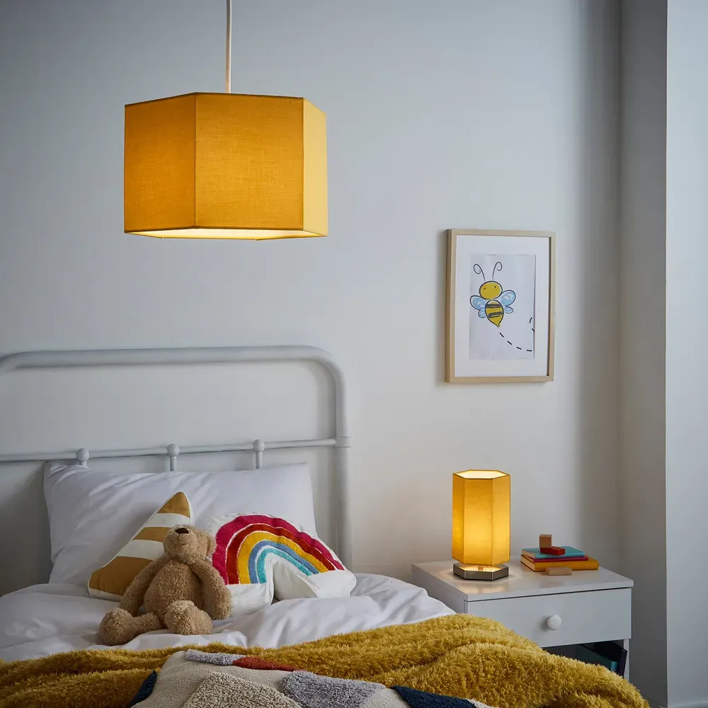 Hex Hexagon Lamp Shade - Ochre