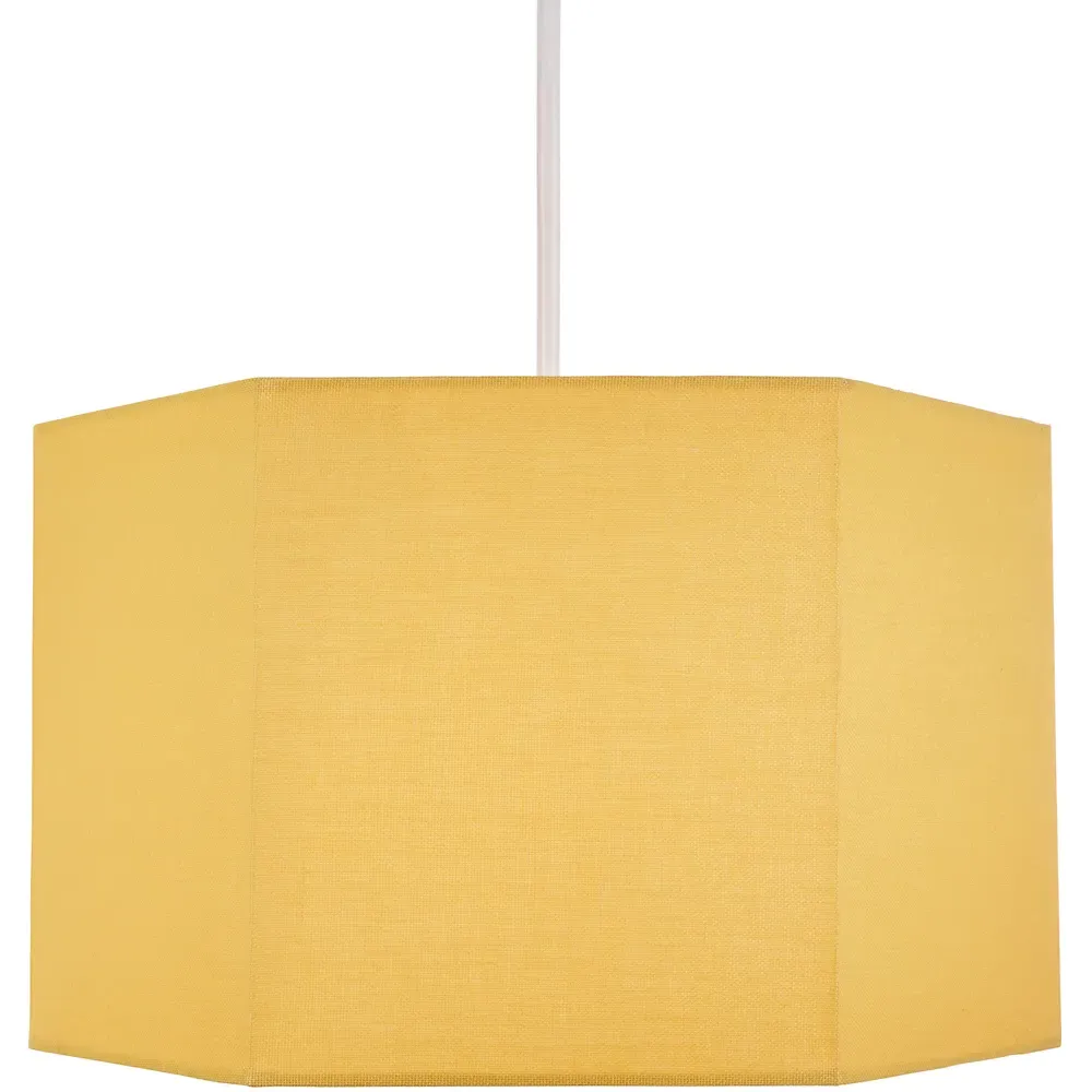 Hex Hexagon Lamp Shade - Ochre