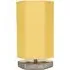 Hex Hexagon LED Table Lamp - Yellow, Chrome