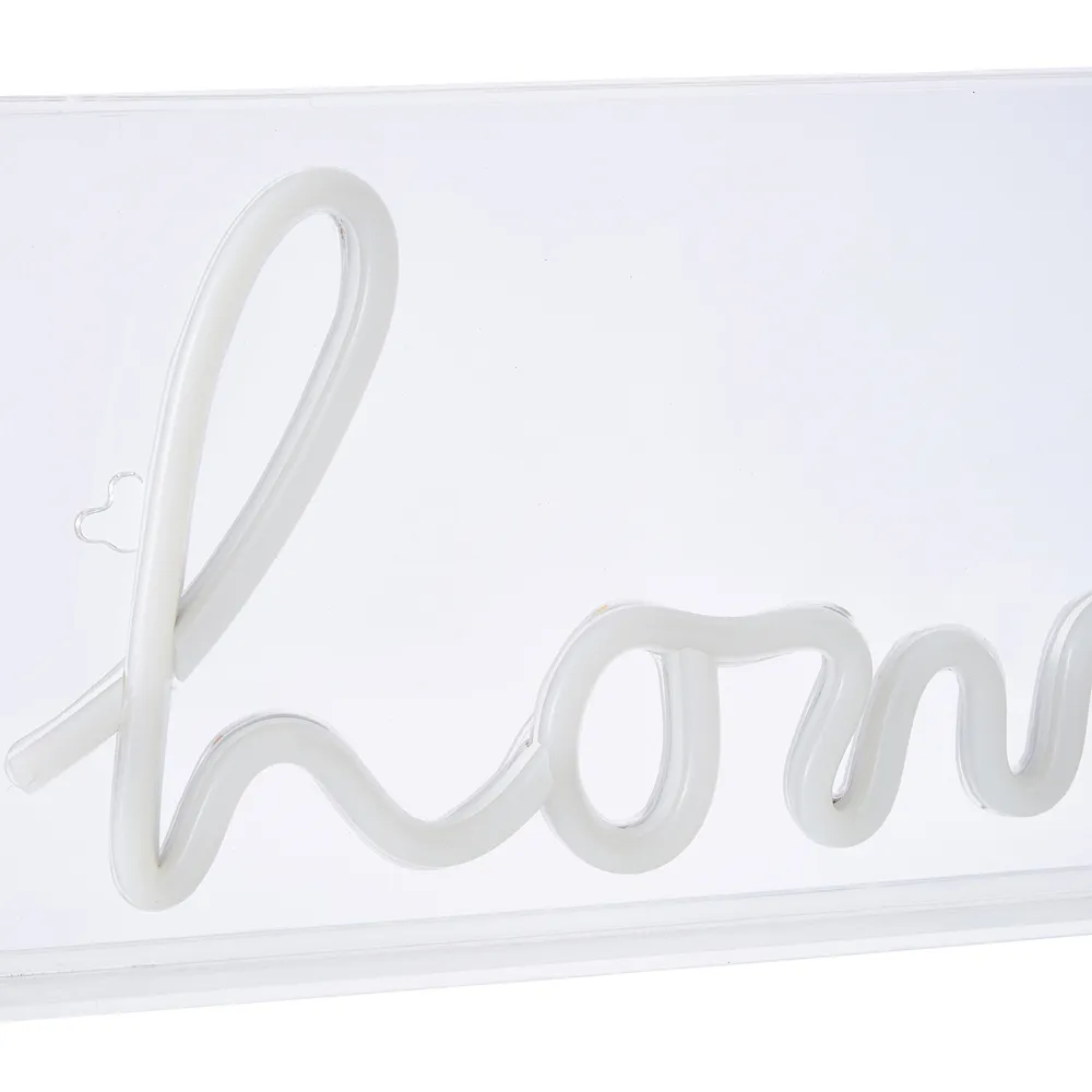 Home Neon Acrylic Light Box - White