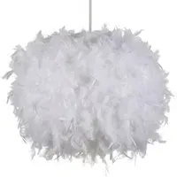 Large Easyfit Feathery Shade - White