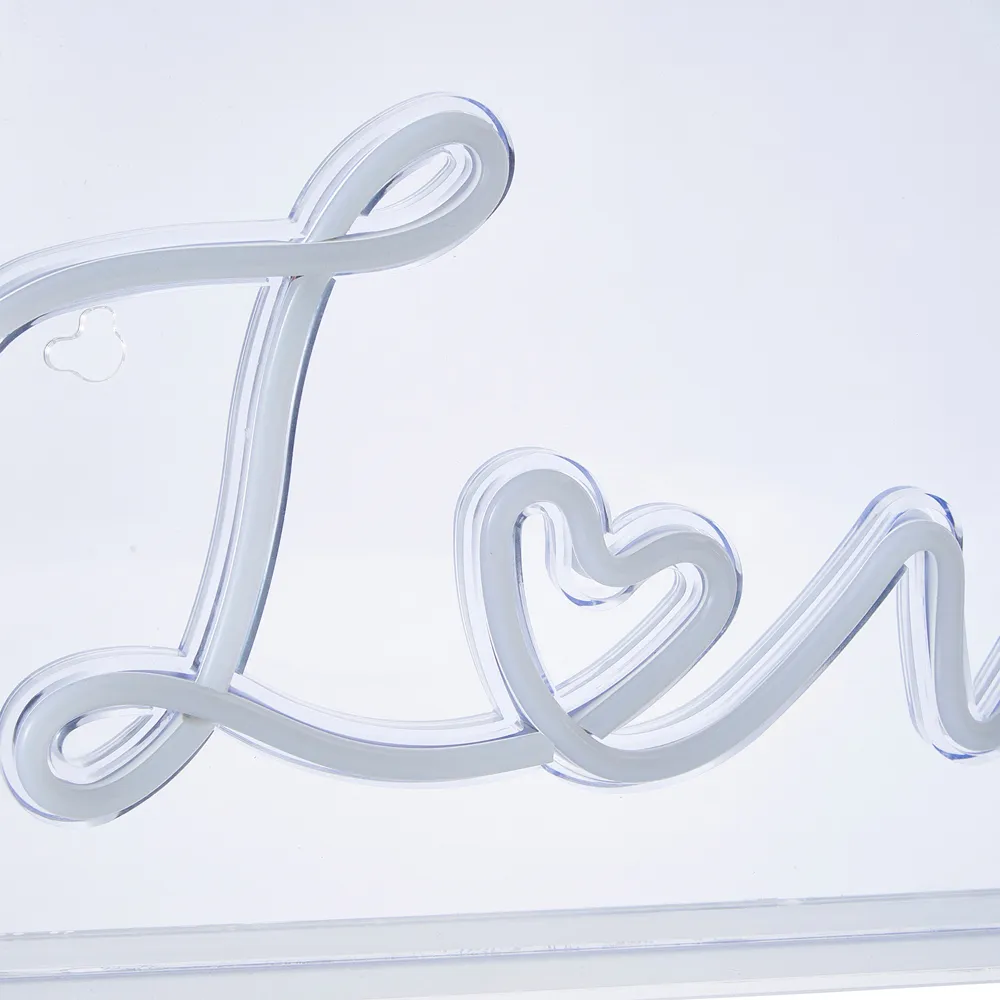 Love Neon Acrylic Light Box - Pink