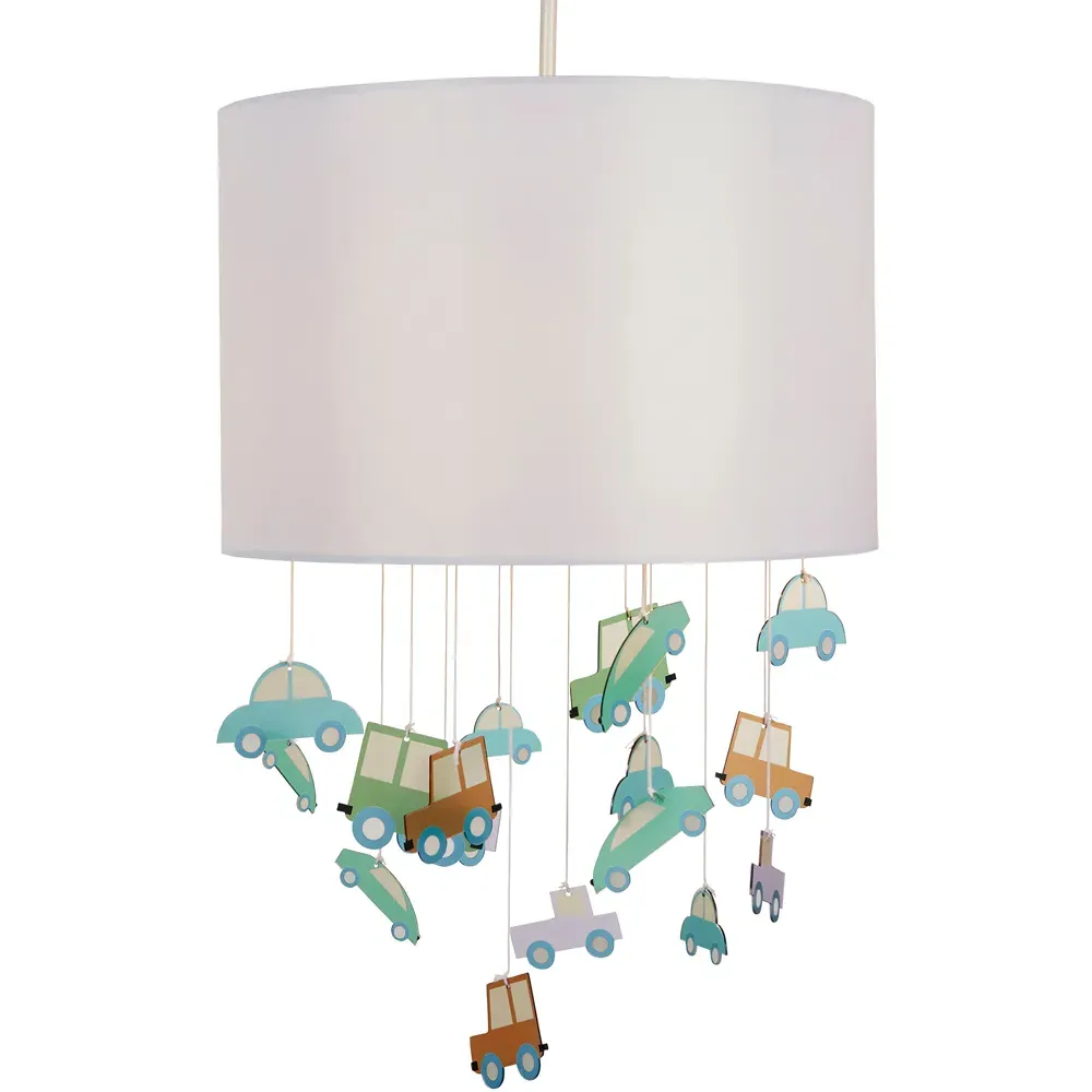 Mobile Easyfit Cars Lamp Shade - White