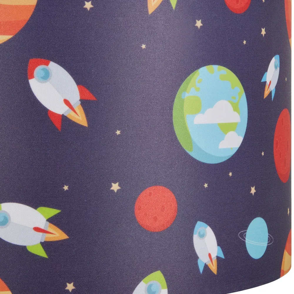 Outer Space Easyfit Lamp Shade - Blue