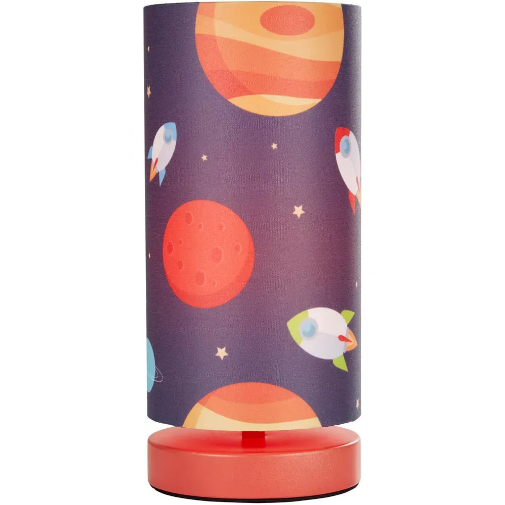 Outer Space LED Cylindrical Table Lamp - Blue