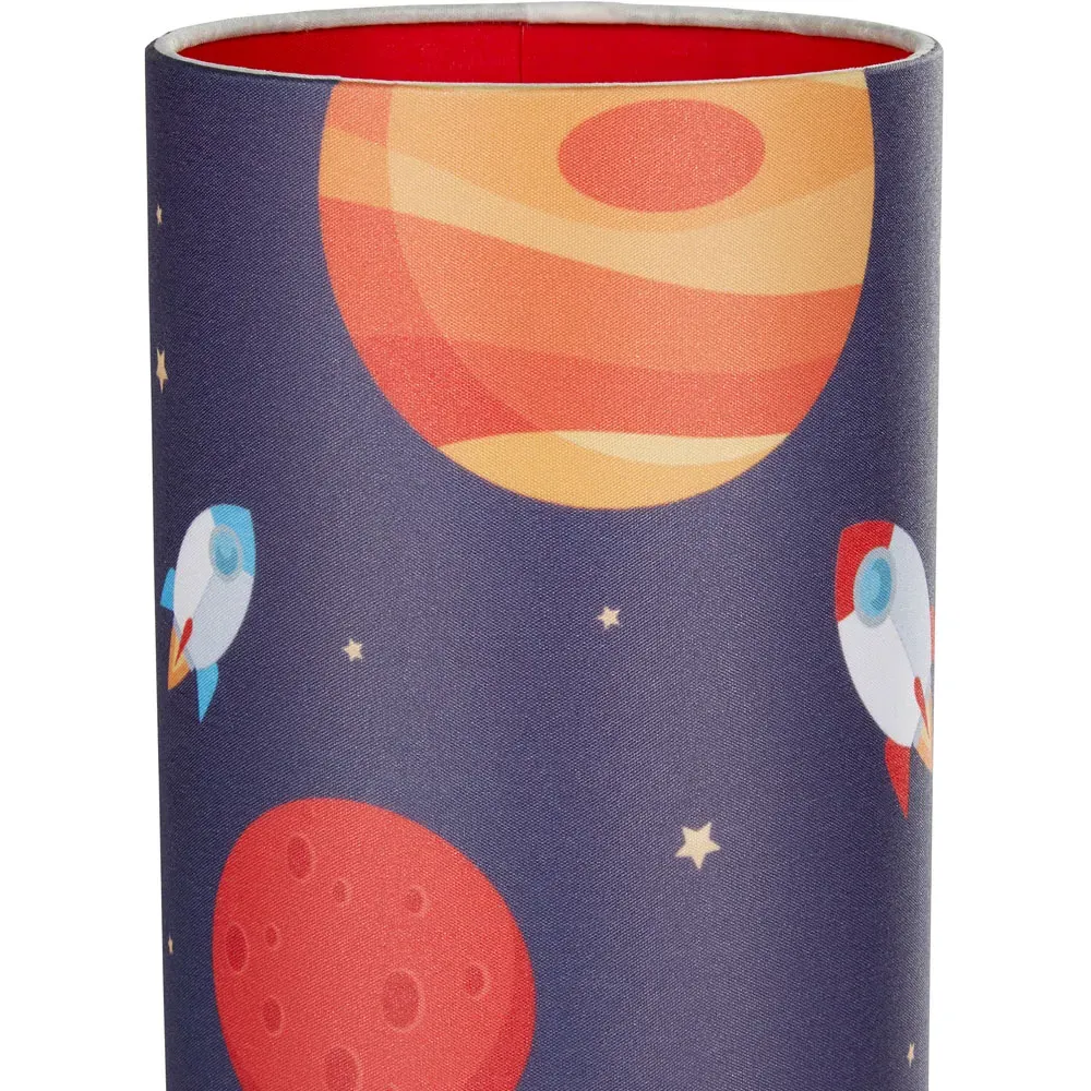 Outer Space LED Cylindrical Table Lamp - Blue