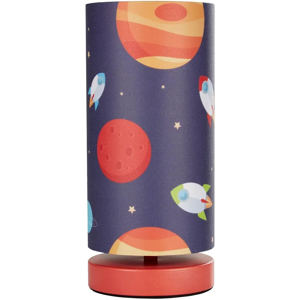 Outer Space LED Cylindrical Table Lamp - Blue