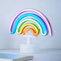 Rainbow Neon LED Table Light - Multi