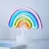 Rainbow Neon LED Table Light - Multi
