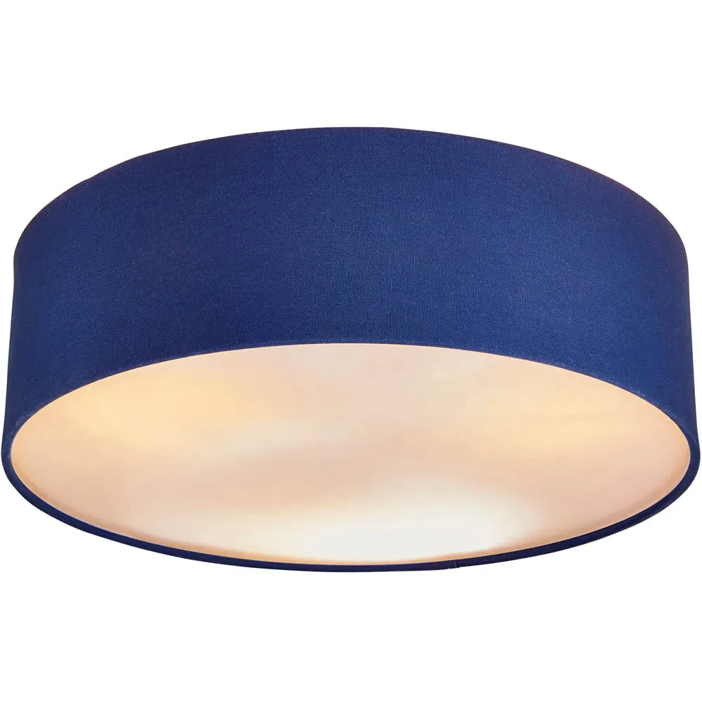 Round 3 Light Flush Ceiling Light - Navy