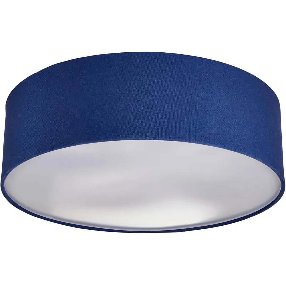 Round 3 Light Flush Ceiling Light - Navy image