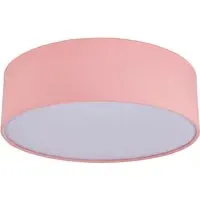 Round 3 Light Flush Ceiling Light - Pink