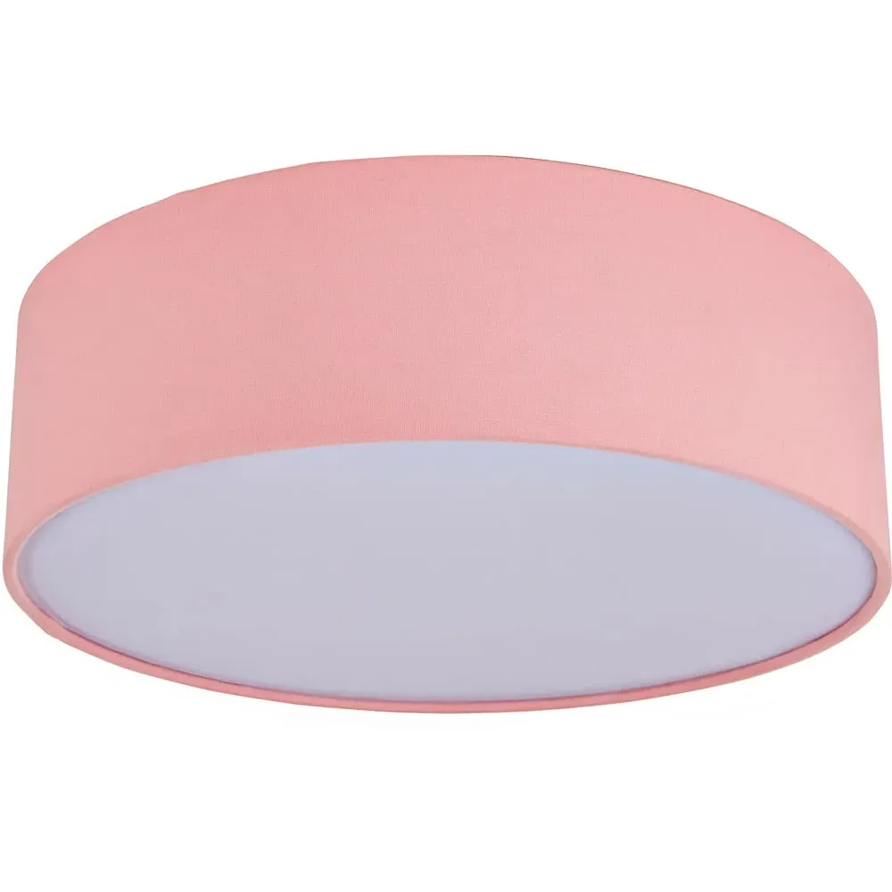 Round 3 Light Flush Ceiling Light - Pink