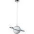 Saturn Globe Pendant Light - White