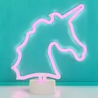 Unicorn Neon LED Table Light - Pink