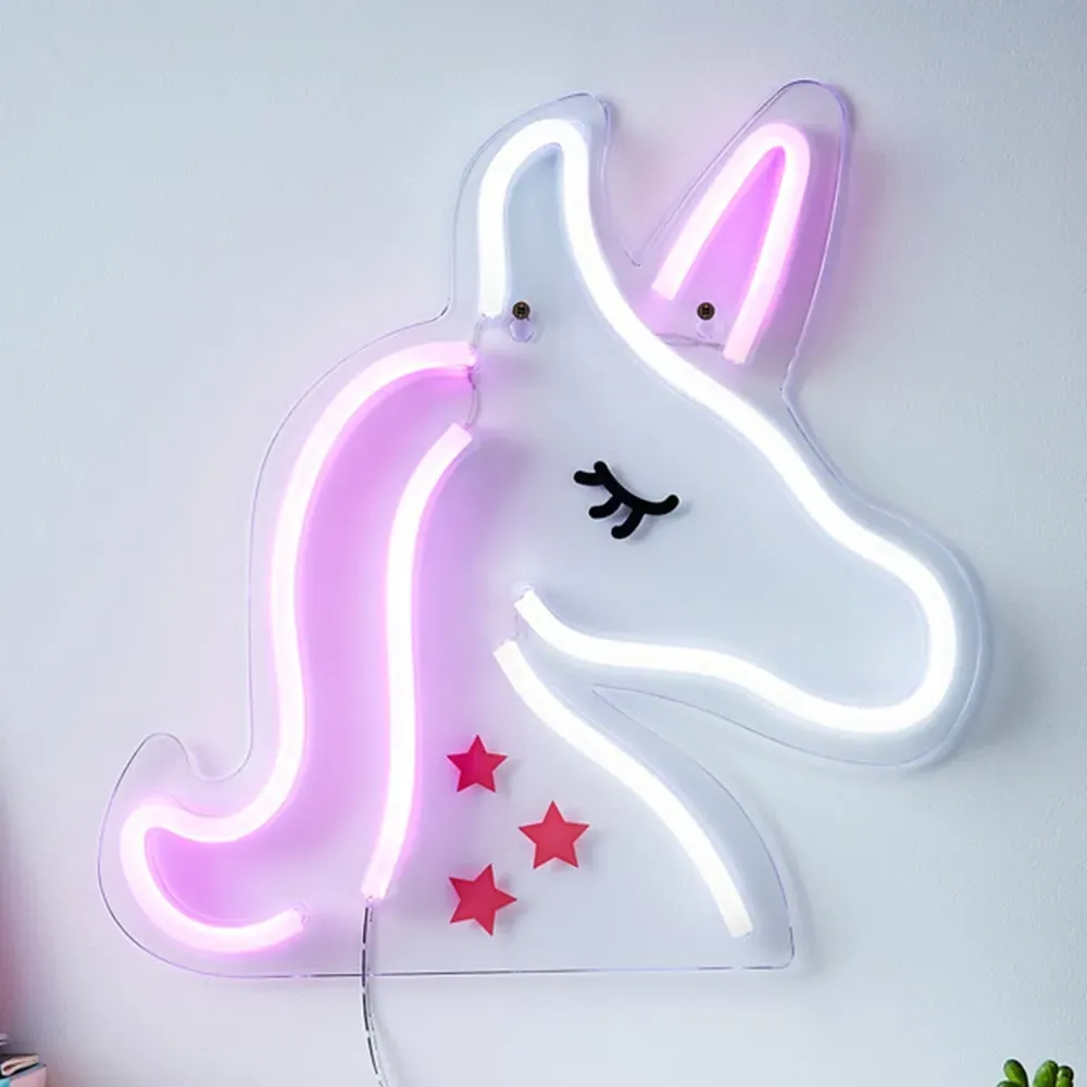 Unicorn Neon LED Wall Light - Multi