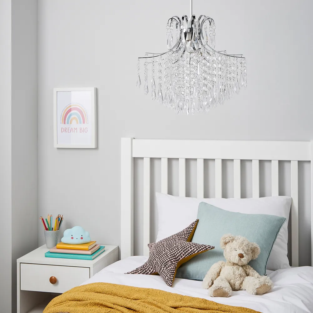 Waterfall Droplet Ceiling Light - Clear