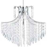 Waterfall Droplet Ceiling Light - Clear