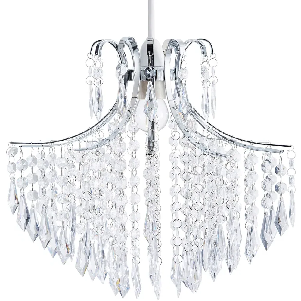 Waterfall Droplet Ceiling Light - Clear image