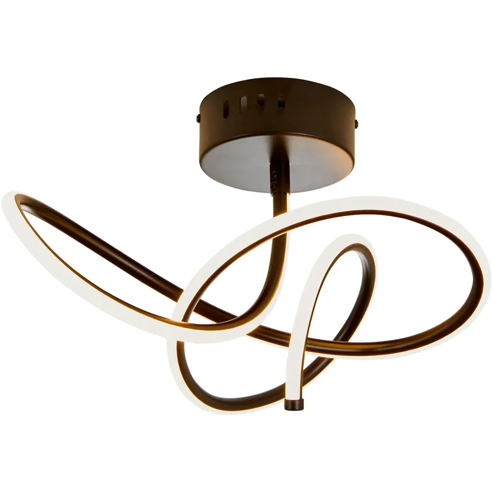 Whirly LED Ceiling Light - Black