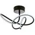 Whirly LED Ceiling Light - Black