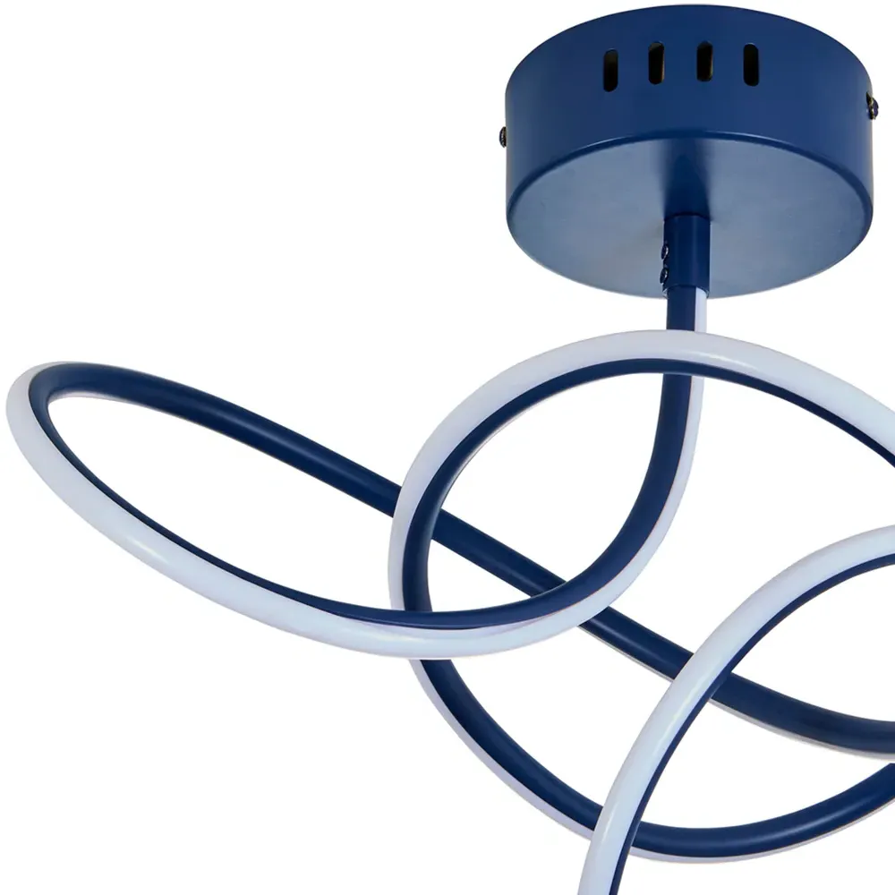 Whirly LED Ceiling Light - Blue