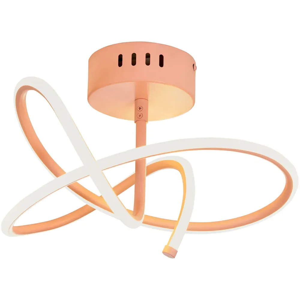 Whirly LED Ceiling Light - Pink