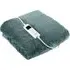 Carmen Electric Heated Throw Blanket - Green, Fleece