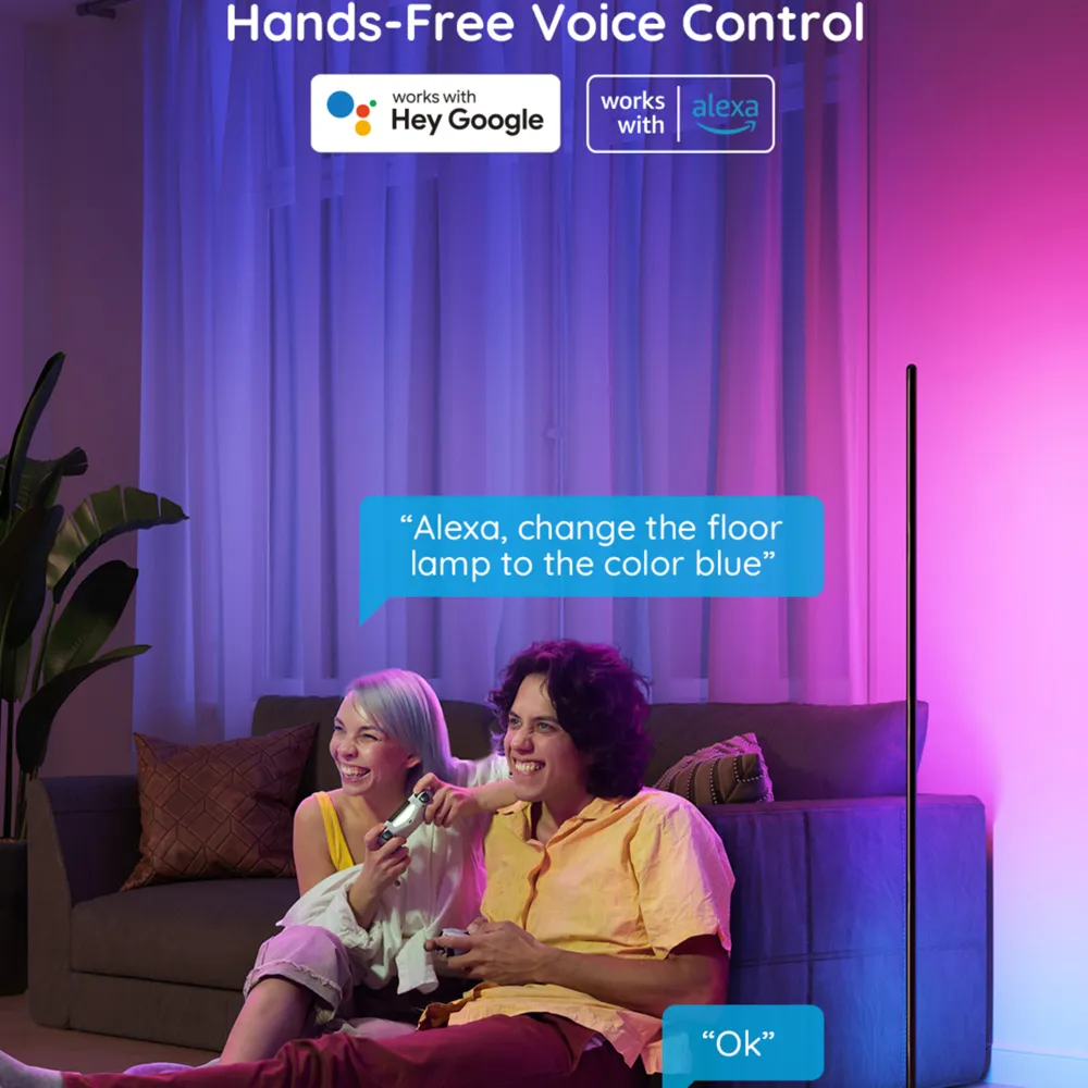 RGBICW Smart Floor Lamp - Multi