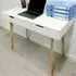 2 Drawer Wooden Desk - White