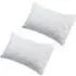Anti Allergy Quilted Zipped Pillowcase 2 Pack - White