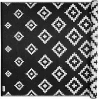 Bettina Outdoor Rug - Black, Recycled Plastic
