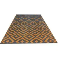 Bettina Outdoor Rug - Charcoal Grey, Recycled Plastic