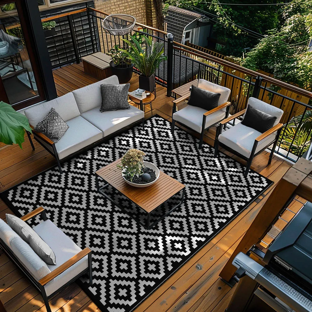 Nirvana Outdoor Rug - Black
