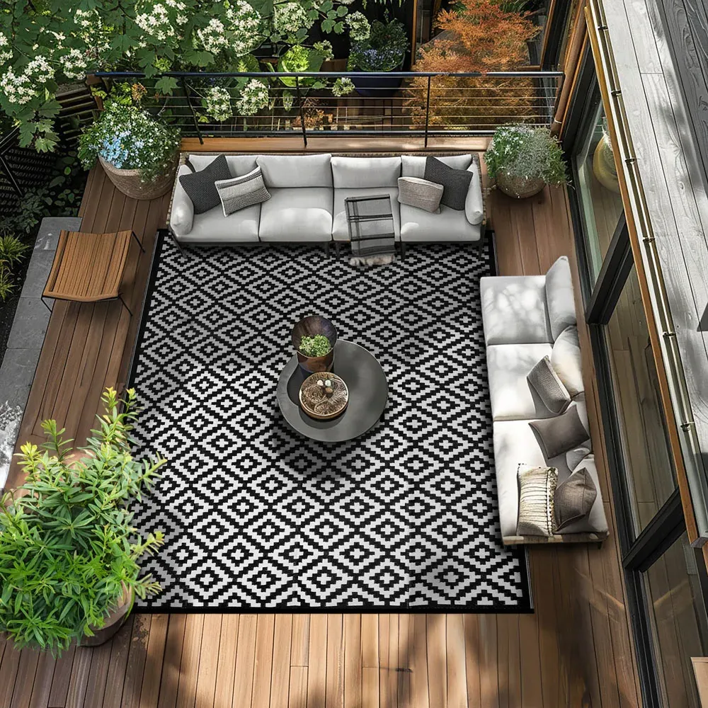 Nirvana Outdoor Rug - Black