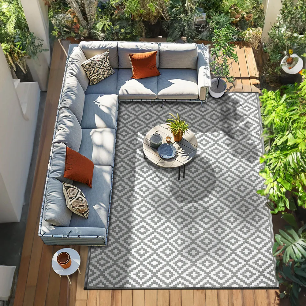 Nirvana Outdoor Rug - Grey