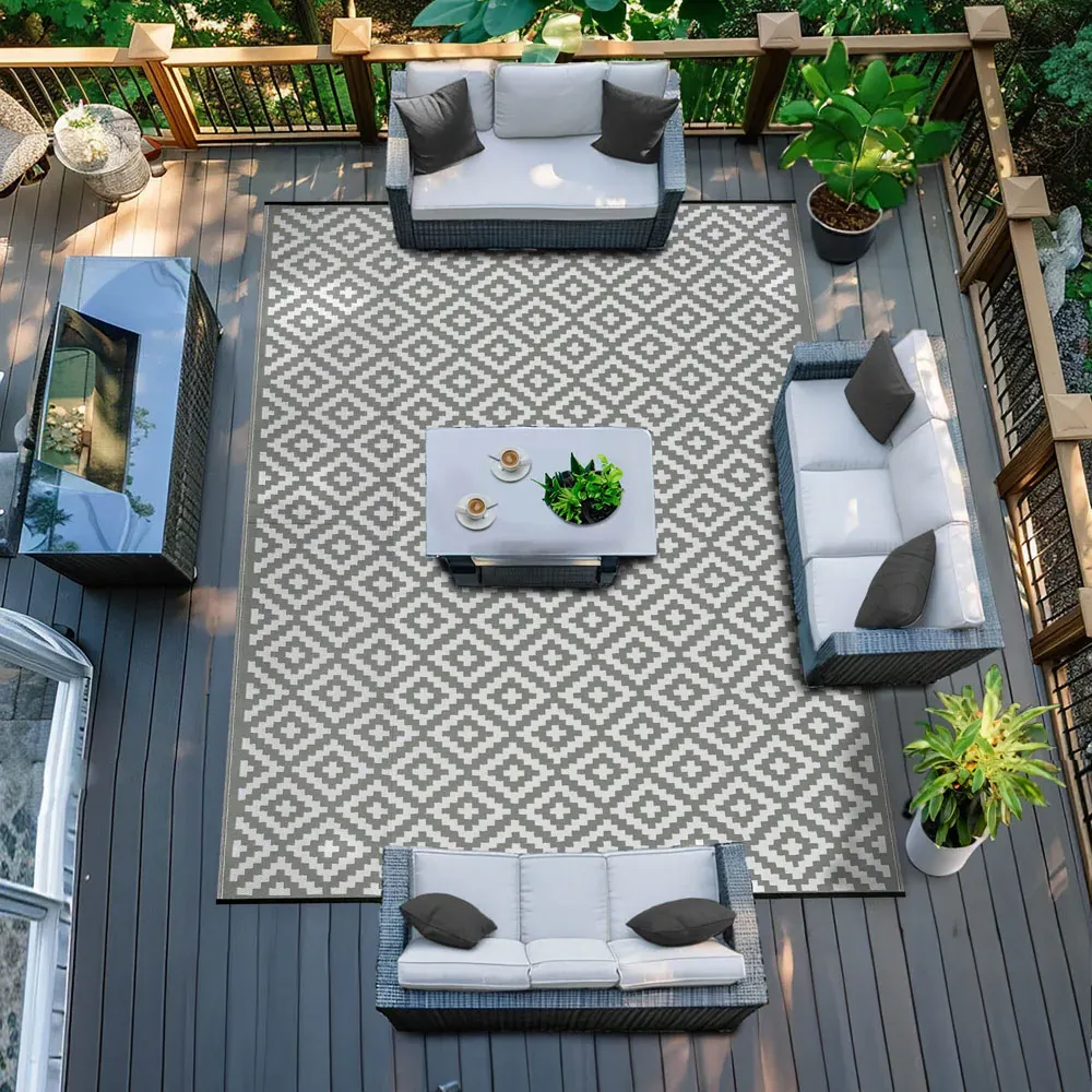 Nirvana Outdoor Rug - Grey