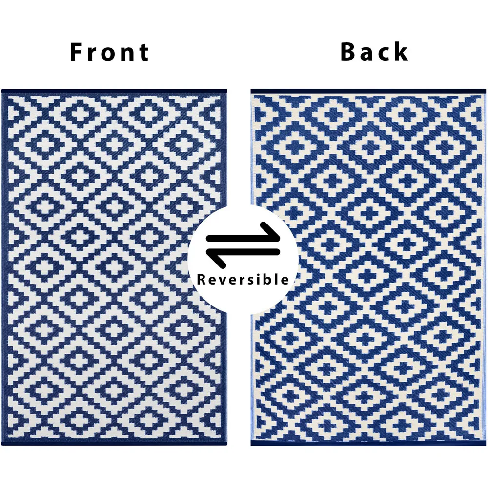 Nirvana Outdoor Rug - Navy Blue
